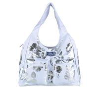 BORSA MARE RIB STOP TONDA IBISCUS METAL 100% PL AQUA DI MARE