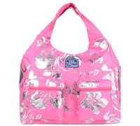 BORSA MARE RIB STOP TONDA IBISCUS METAL 100% PL AQUA DI MARE