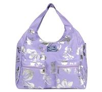 BORSA MARE RIB STOP TONDA IBISCUS METAL 100% PL AQUA DI MARE