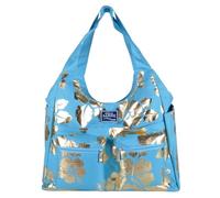BORSA MARE RIB STOP TONDA IBISCUS METAL 100% PL AQUA DI MARE