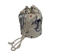 Borsa mare sacca saccone capiente tasca uomo donna in tessuto tela cotone estiva