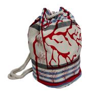 Borsa mare sacca saccone capiente tasca uomo donna in tessuto tela cotone estiva