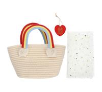 Borsa Mare Simpatica Borsone Da Spiaggia Intrecciata BASSA BEACH