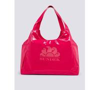 Borsa mare Sundek Chel donna maxi shopper con cerniera spiaggia viaggio logo