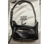 Borsa Marge Sherwood Outpocket Hobo Mini nera lucida / nuova / FedEx