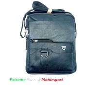 BORSA MASCHILE TRACOLLA BORSELLO BLACK LOGO METALLICO DACIA CM 26X22X6