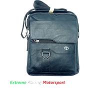 BORSA MASCHILE TRACOLLA BORSELLO BLACK LOGO METALLICO TOYOTA CM 26X22X6