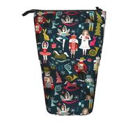 Borsa Matite Women'S Nutcracker Ballet Xmas Dance Print Portamatite Borsa Grande Capacità Astuccio Per Matite Superiore Borsa Cancelleria Per Collegio, Regalo, Insegnanti