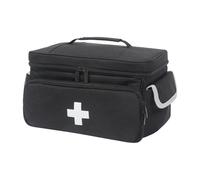 Borsa medica | Borsa da lavoro portatile | Borsa impermeabile per medicinali per una facile organizzazione, borsa organizer per medicinali, borsa da viaggio per farmacia, Nero , Refer to description,