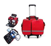 Borsa medica, borsa per infermiere per visite a casa, kit di soccorso di emergenza impermeabile all'aperto di grande capacità, ideale per paramedici, paramedici e paramedici.(A)