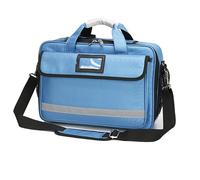 Borsa medica di emergenza portatile, kit di pronto soccorso multi-tasca per attività all'aperto e viaggi, Blu