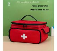 Borsa medica | Kit di pronto soccorso per viaggi e uso domestico, piccola borsa per conservare medicinali | Senza forniture incluse 1 rosso,Piccolo Rosso,Grande RossoOxford