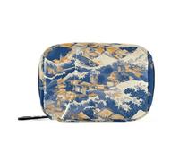 Borsa medica per medicine in stile giapponese con scomparti staccabili, comoda borsa per medicine medica