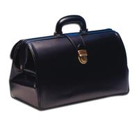 Borsa Medico SUPERTEXAS GIMA Pelle Nera Nero Cartella Dottore Veterinario Studio