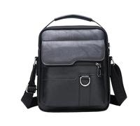 Borsa Messaggistica Professionale - Borse Messenger Da Uomo Per Il Lavoro | Borsa Messaggero Business In Pelle PU Messaggero, Petto Portatile Retro Leggero Di Grande Capacità P, Nero , Se référer au