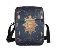 Borsa messenger da uomo borsa a tracolla da uomo Borsa a tracolla da donna Tracolla regolabile per lavoro - Totem astrologico blu