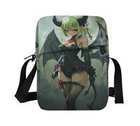 Borsa messenger da uomo borsa a tracolla piccola da donna borsa a tracolla regolabile per viaggi - Sexy Little Devil Anime Girl