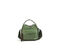 Borsa messenger in tessuto Oxford con tasca per pendolarismo, borsa a tracolla casual per donne e uomini, lavoro, viaggi, università, per lavoro, scuola, viaggi, Verde, 260.00x250.00x120.00mm