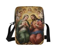 Borsa messenger per gli uomini Piccole Borse a Tracolla Borse a Tracolla Borsa a Tracolla Tracolla Tracolla Regolabile per Viaggio Cuore Di Cuore Immacolato e Maria