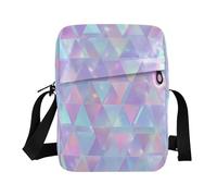 borsa messenger per le donne crossbody ologramma indiano triangolo borse a tracolla regolabile per esterno quotidiano all'aperto quotidiano bolso cruzado para mujer