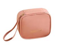 Borsa mestruale in pelle PU, custodia compatta con cerniera | discreto porta assorbenti, per donne e adolescenti, organizer per l'igiene femminile per scuola, ufficio e fuori, Come da immagine, Rosa