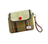 Borsa mestruale Sacchetto di immagazzinaggio del tovagliolo sanitario Pad mestruale Tampon Pad Holder Portable Tampon Pouch Nursing Holder Tamponi Per Borsa, Griglia verde., One Size