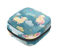 Borsa mestruale,Sacchetto di immagazzinaggio del tovagliolo sanitario,Porta tamponi per borsa, E01z6he6euz, 4.7x6.6x6.6 in, Comodi