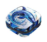 Borsa mestruale,Sacchetto di immagazzinaggio del tovagliolo sanitario,Porta tamponi per borsa, J92j0tg5pmt, 4.7x6.6x6.6 in, Classico