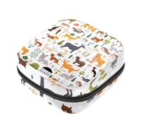Borsa mestruale,Sacchetto di immagazzinaggio del tovagliolo sanitario,Porta tamponi per borsa, L20c7ob7sck, 4.7x6.6x6.6 in, Durevole