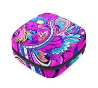 Borsa mestruale,Sacchetto di immagazzinaggio del tovagliolo sanitario,Porta tamponi per borsa, P01c3ju6qih, 4.7x6.6x6.6 in, Durevole