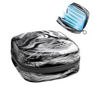 Borsa mestruale,Sacchetto di immagazzinaggio del tovagliolo sanitario,Porta tamponi per borsa, P34j5ep8zgd, 4.7x6.6x6.6 in, moderno
