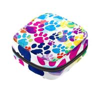Borsa mestruale,Sacchetto di immagazzinaggio del tovagliolo sanitario,Porta tamponi per borsa, U34n6jw2qnn, 4.7x6.6x6.6 in, Durevole