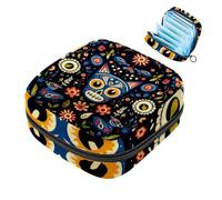 Borsa mestruale,Sacchetto di immagazzinaggio del tovagliolo sanitario,Porta tamponi per borsa, X22g2gp3lja, 4.7x6.6x6.6 in, Comodi