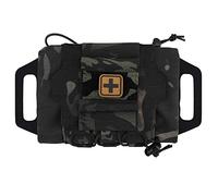 Borsa militare tattica MOLLE, cintura per pronto soccorso rapido, sistema a due parti, med roll, supporto in Hypalon, borsa con maniglia