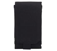 Borsa mimetica esterna per uomo-tattica cintura cintura pratiche borse sportive, Colore: nero., as described