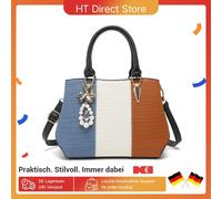 Borsa Miss Lulu Borsa da DONNA con manico medio in elegante borsa da città multicolore per borsa elegante da DONNA Black