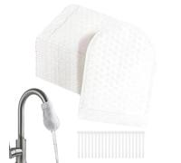 Borsa Morbida In Cotone Con Filtro Per Rubinetto - 50 Pezzi A Prova Di Spruzzi Con cinghiaa Universale | Sacchetti Filtro Per Rubinetti Per Cucina, Bagno, Giardinaggio, Irrigazione, Dormitorio, Hotel,