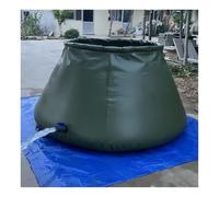Borsa morbida pieghevole for lo stoccaggio dell'acqua di emergenza, contenitori for sacca d'acqua di grande capacità da 126-1032,9 galloni(Green,1x0.7x0.8m/400L/105.7Gal)