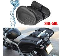 Borsa Moto Laterali Carbon Look Design per Casco Impermeabile Riflettenti 36-58L