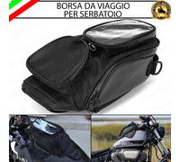 BORSA MOTO PORTA CELLULARE SERBATOIO CON MAGNETI E CINGHIA PER HUSQVARNA TE 350