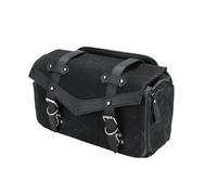 Borsa Moto Posteriore Borsa Laterale Per Moto In Tela Cerata E Pelle Universale Retrò Per Softail Dyna Sportster Per Cruiser 11L 15L Laterali(11L)