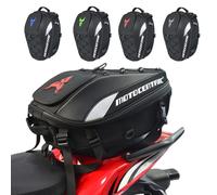 Borsa Moto Sella Posteriore 43x29x20 cm 37L Estendibile Zaino Casco Impermeabile