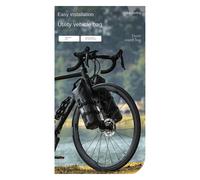 Borsa multifunzionale per forcella anteriore per veicoli stradali, borsa da viaggio impermeabile per mountain bike a lunga distanza