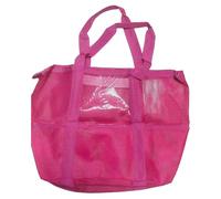 Borsa multifunzionale traspirante per la famiglia giocattolo vacanza essenziale borsa da spiaggia in rete con tasca borsa a rete in nylon impermeabile