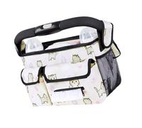 Borsa multifunzione da appendere per passeggini con manico interconnesso, impermeabile, organizer interno per esigenze di viaggio Passeggini portatili con cinghie regolabili