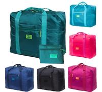 Borsa multifunzione portatile Borse da viaggio pieghevoli Borsa da viaggio in nylon Borsa impermeabile di grande capacità Bagaglio a mano Borse da viaggio di lavoro, blu cielo, 2PCS