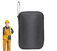 Borsa multimetro, sacchetto liscio con cerniera, borsa per multimetro, tracolla spessa, custodia morbida, organizer per sacco a multimetro antipolvere, sacchetto per utilità per elettro-T