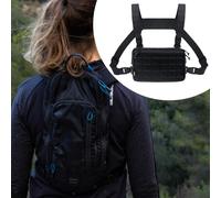 Borsa multiuso da petto per uomo, per corsa, sport all'aria aperta e