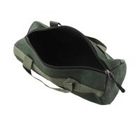 Borsa multiuso in tela di alta qualità, resistente all'usura, porta attrezzi da elettricista, compatta e portatile per oggetti essenziali da officina, verde (M)