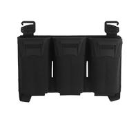 Borsa Multiuso Multi-dimensione a 3 Pannelli - Organizer Regolabile per Riporre L'attrezzatura, Compatibile con MOLLE con Attacco G-Hook(Black)